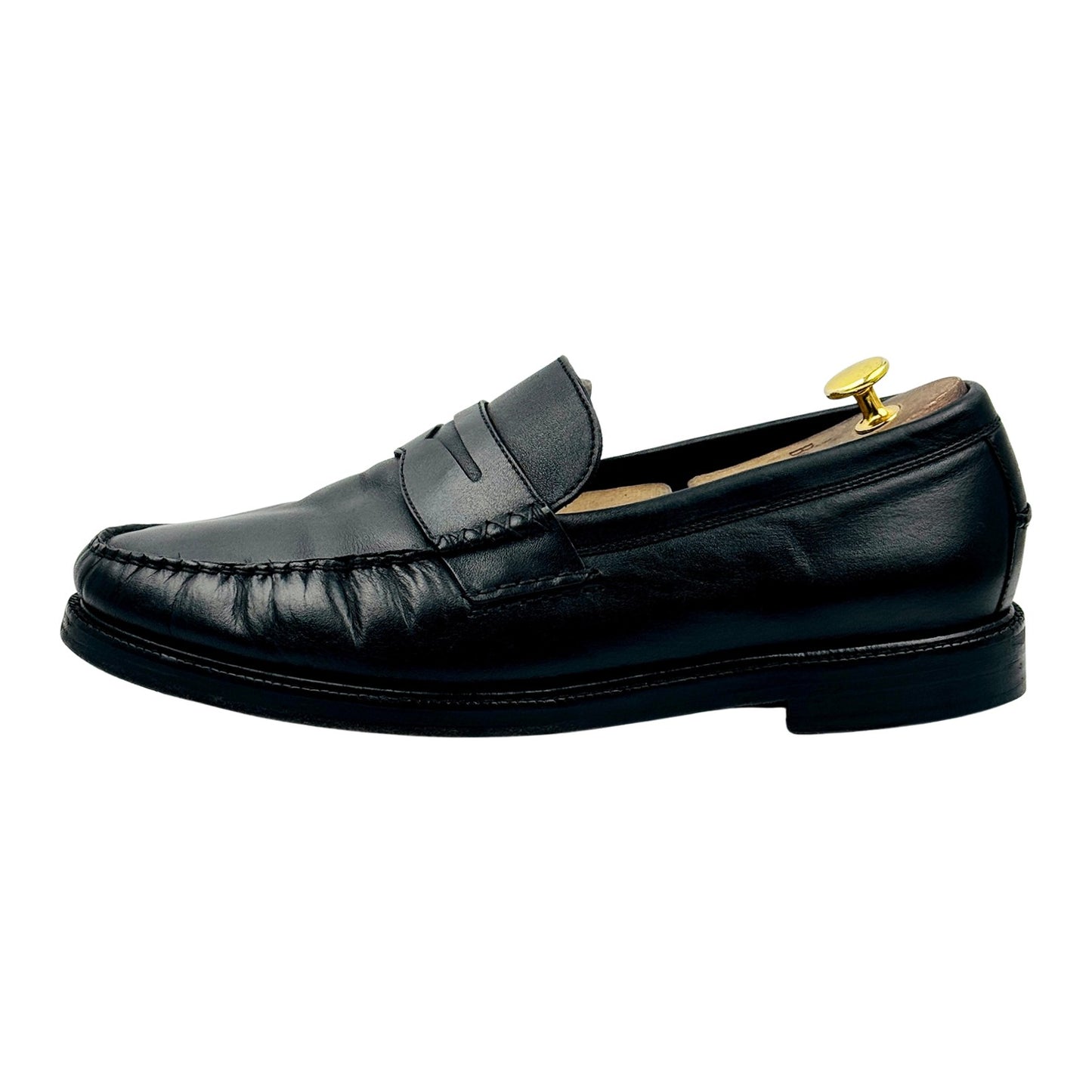 Cole Haan Black Leather Penny Loafers (Size 44/44.5) - C38736