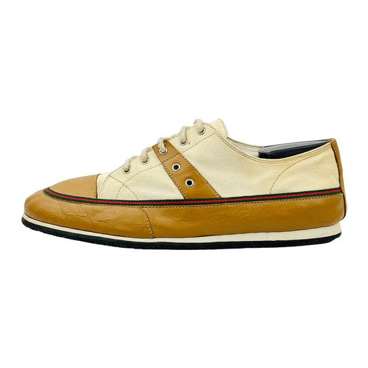 Gucci Web Shelly Line Lace-Up Sneakers (Size 41.5) - 261919