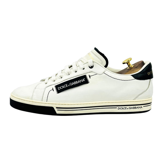 Dolce & Gabbana Roma White Sneakers (Size 43.5)