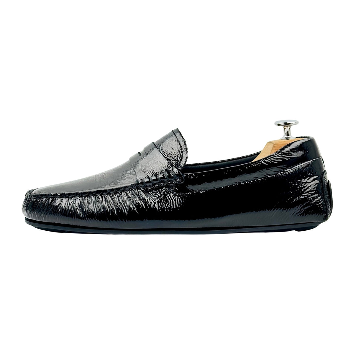 Hugo Boss Noel Black Leather Loafers (Size 41/41.5) - 50503621