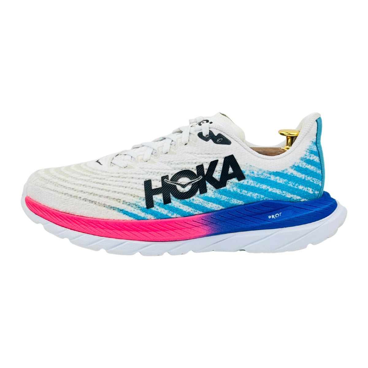 Hoka Mach 5 'White Scuba Blue' Shoes (Size 42.5) - 1127893-WSBB