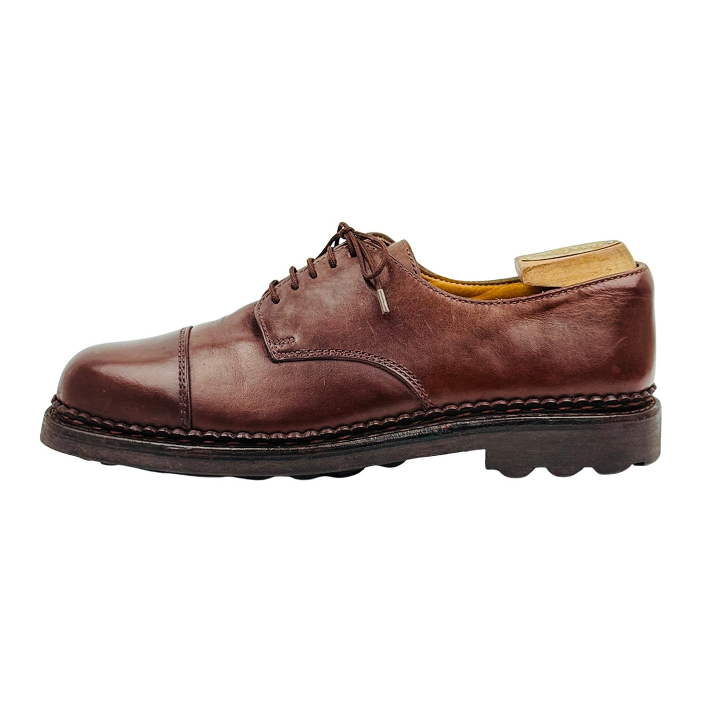 Bally Brown Leather Lace Up Shoes (Size 42)