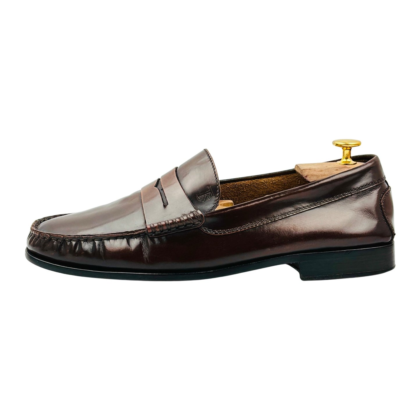 Tod’s Dark Brown Leather Penny Loafers (Size 42.5)