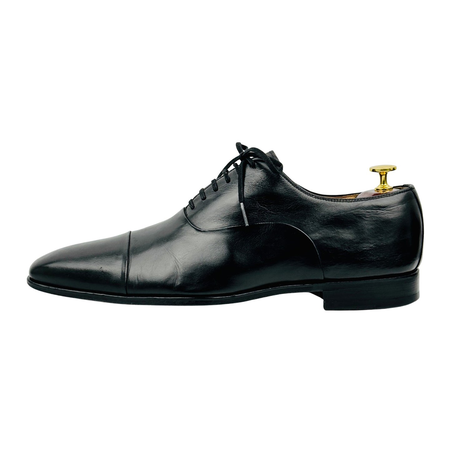 Magnanni Men's Corey Black Oxford shoes (Size 43.5) - 11676