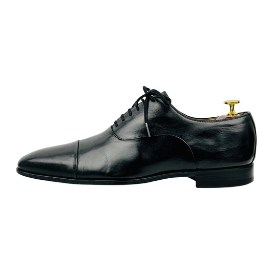 Magnanni Men's Corey Black Oxford shoes (Size 43.5) - 11676