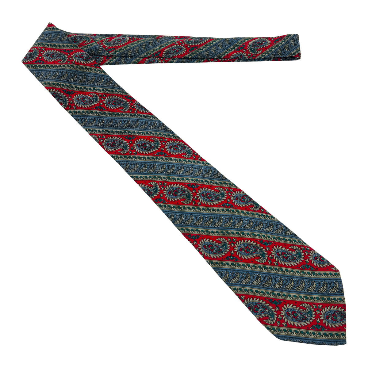 Christian Dior Multicolor 'Diagonal Stripes' Tie (Size Regular)