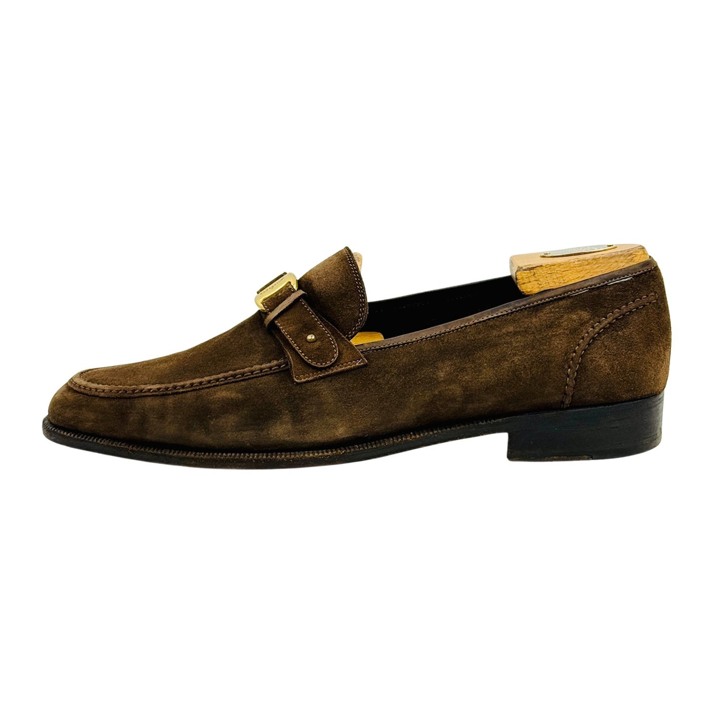 Salvatore Ferragamo Dark Brown Gancini Loafers (Size 44/44.5)