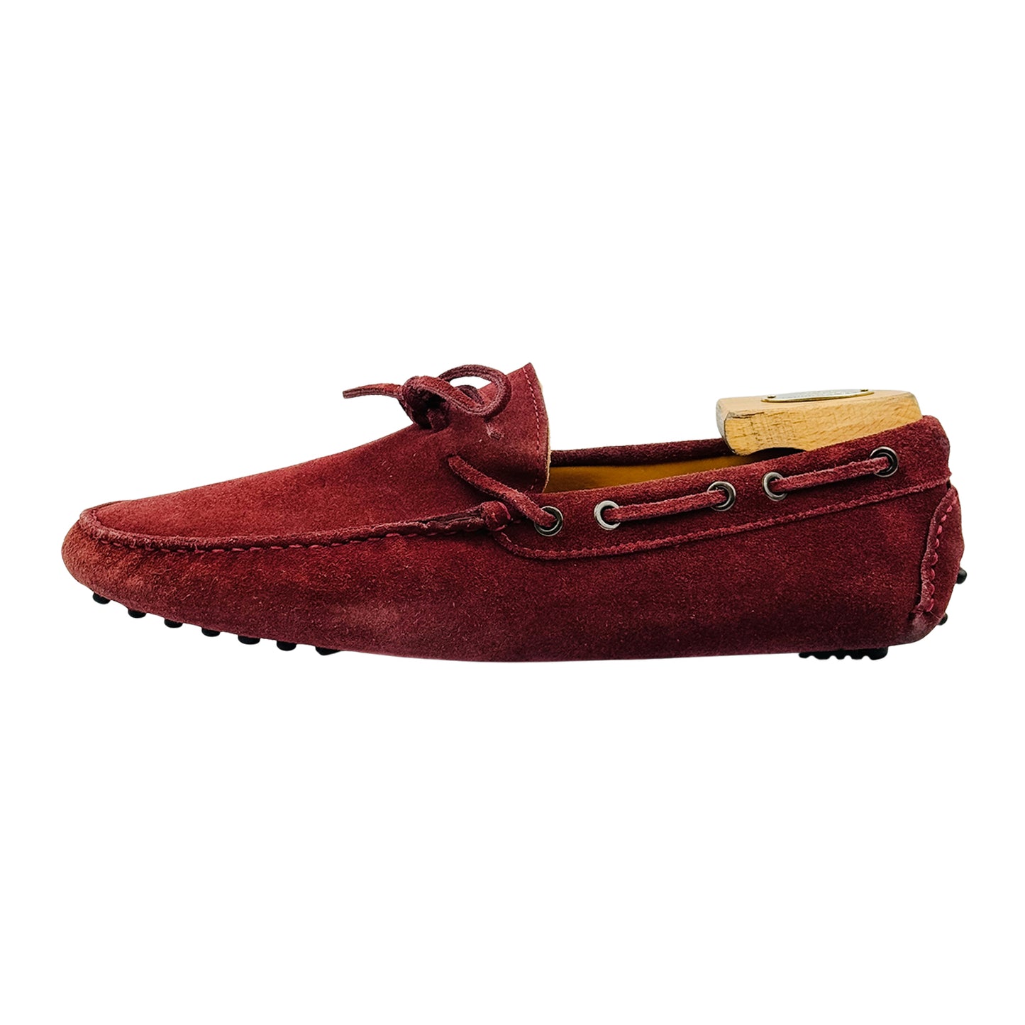 Emporio Armani Men's Red Driving Loafers (Size 43)
