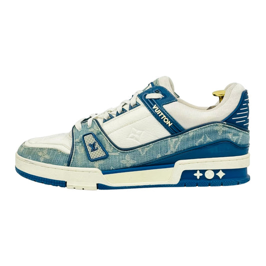 Louis Vuitton 'Blue White' Denim Trainers (Size 42.5) - MS 1212