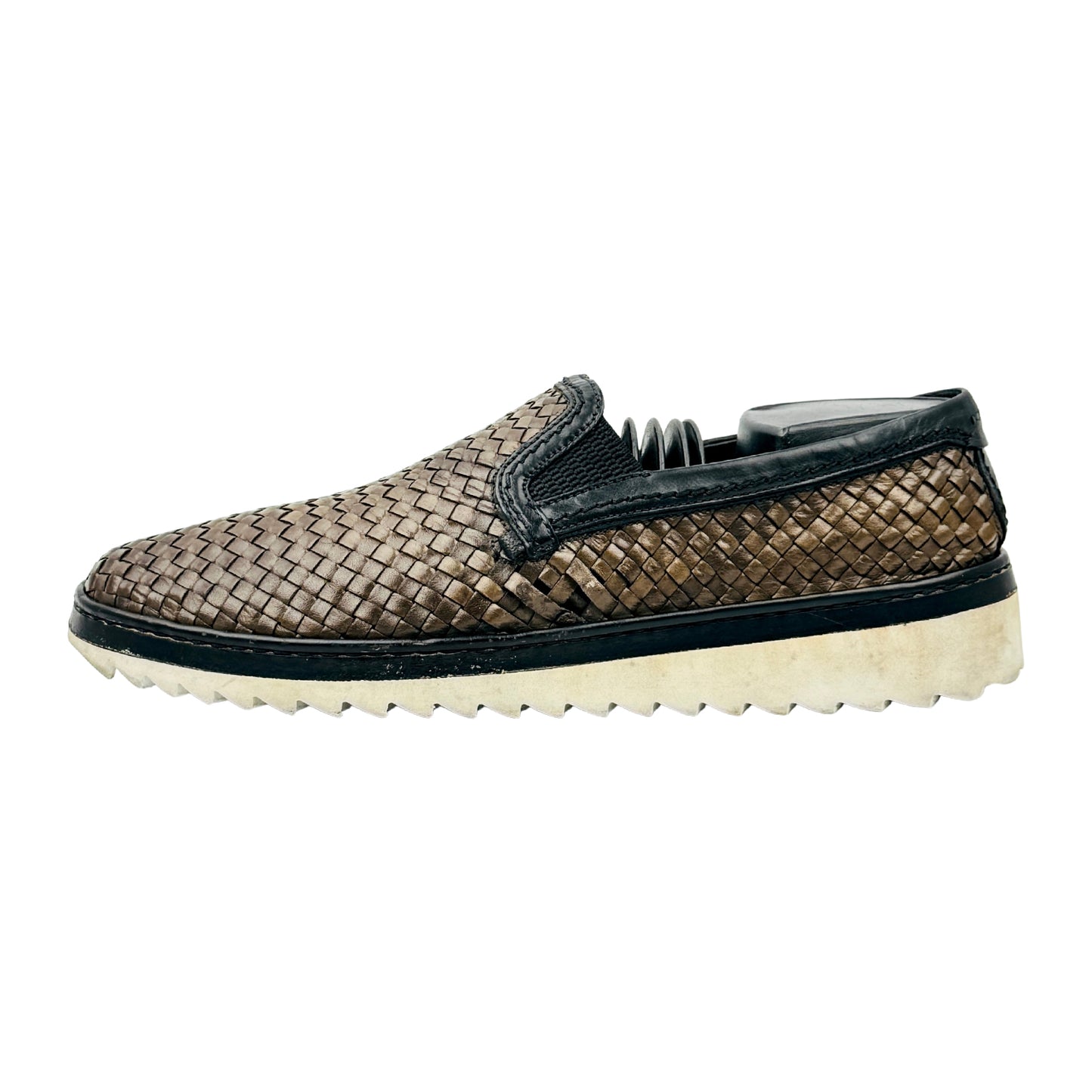 Dolce & Gabbana Buffalo Leather Slip On Shoes (Size 41)