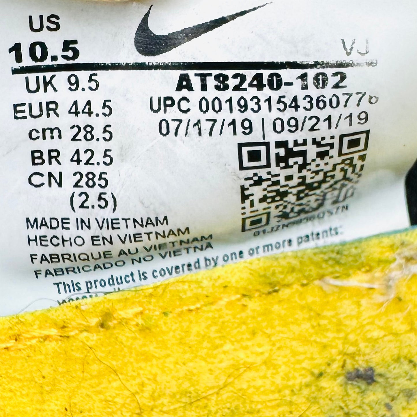 Nike Men's Zoom Fly 3 Shoes (Size 44.5) - AT8240-102