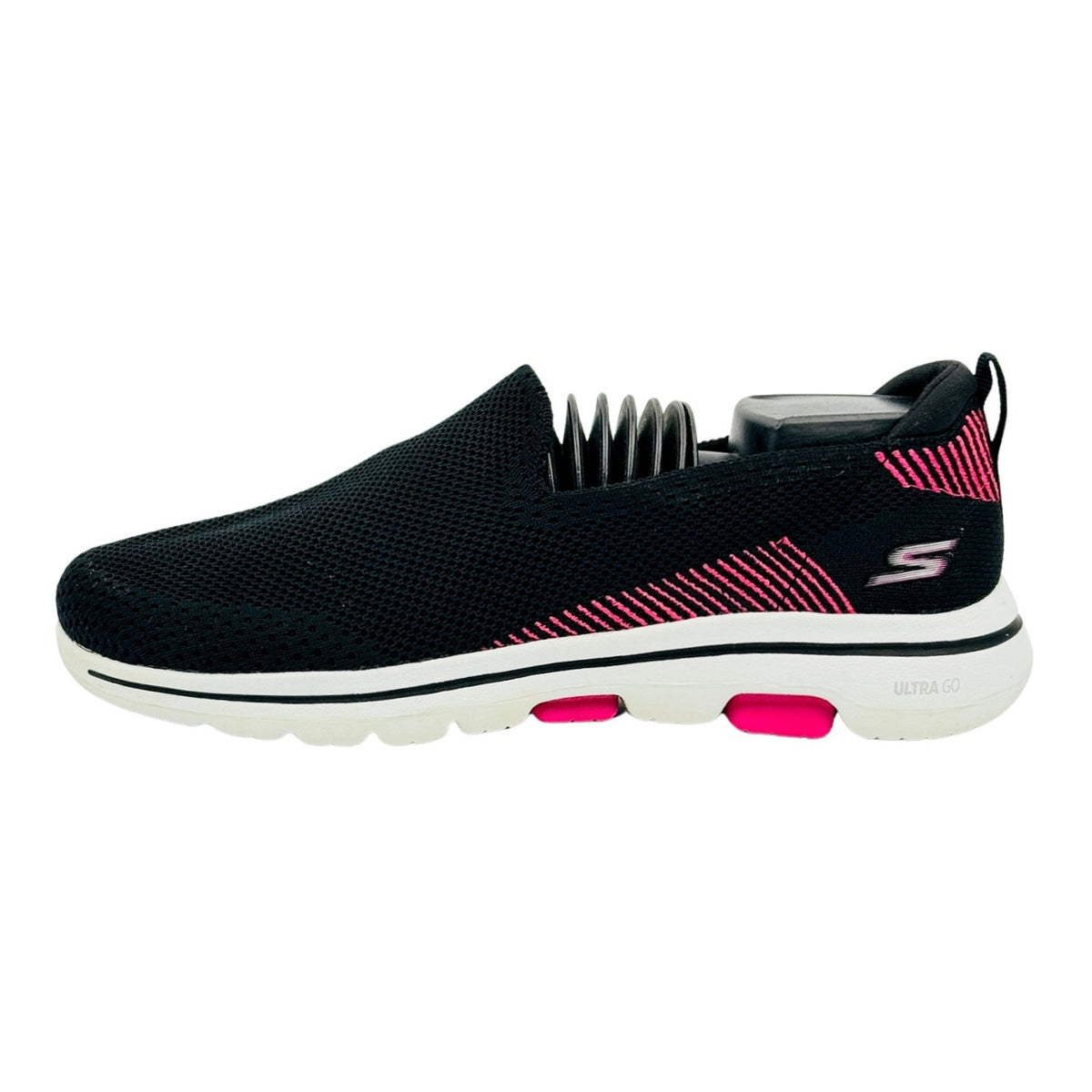 Skechers GO WALK 5 - Prized Shoes (Size 38.5) - 15900-BKPK
