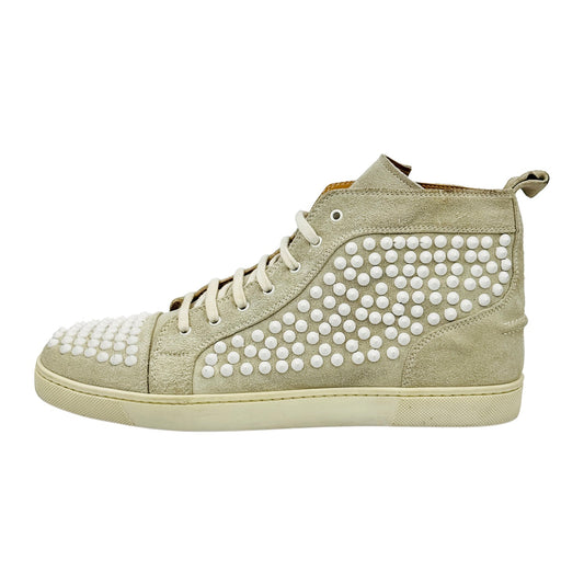 Christian Louboutin Men's Louis Spikes High top Sneakers (Size 45)