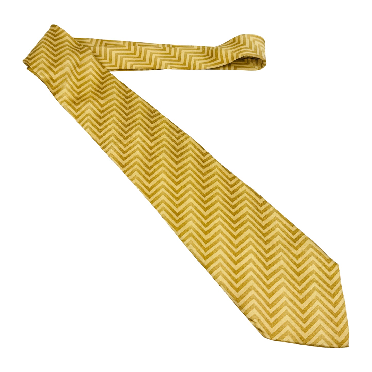 Marja Kurki Mustard 'Zigzag Pattern' Tie (Size Regular)