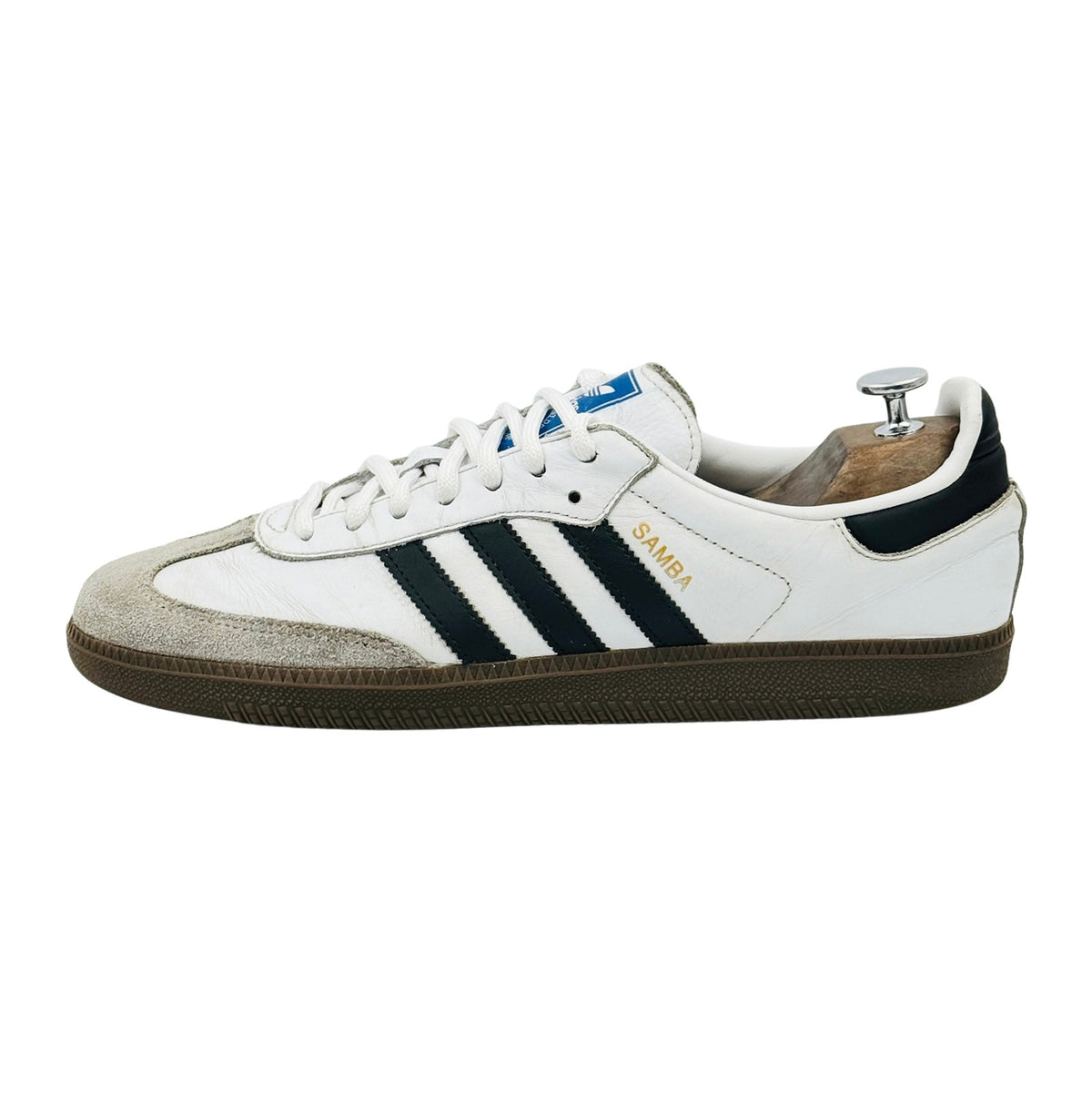 Adidas Samba OG 'Black White' Sneakers (Size 45.5) - B75806