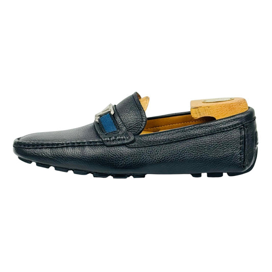 Louis Vuitton Hockenheim Black Leather Loafers (Size 42)
