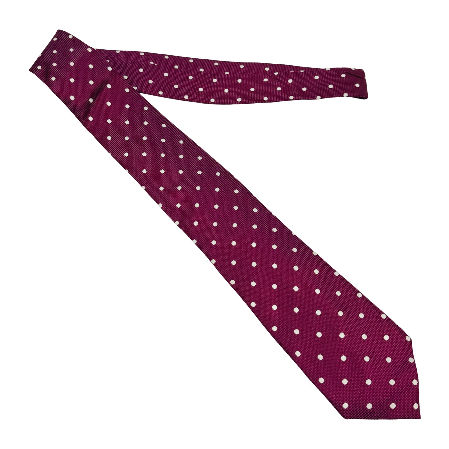 Charles Tyrwhitt Magenta 'Polka Dots' Tie (Size Regular)
