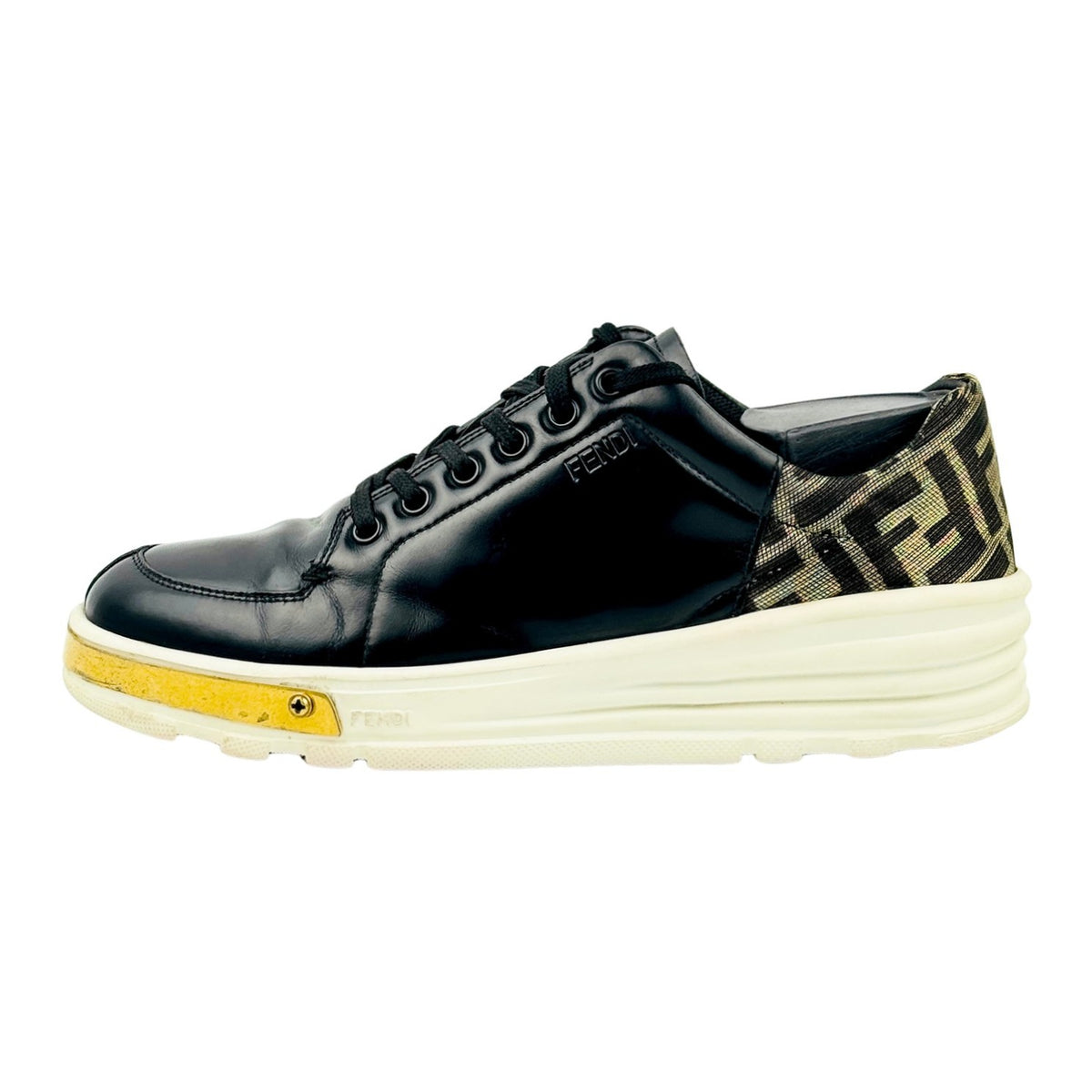 Fendi FF Detail Low Top Sneakers (Size 40/40.5) - 7E1268 A8PI F183I