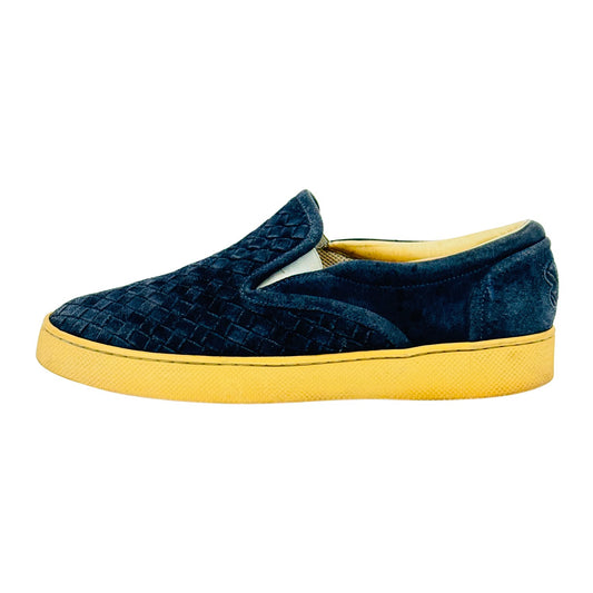 Bottega Veneta Navy Blue Suede Shoes (Size 41/41.5)