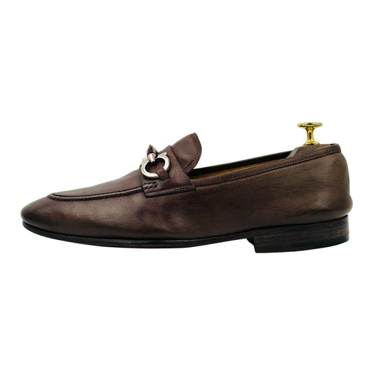 Salvatore Ferragamo Gancini Buckle Loafers (Size 42.5)