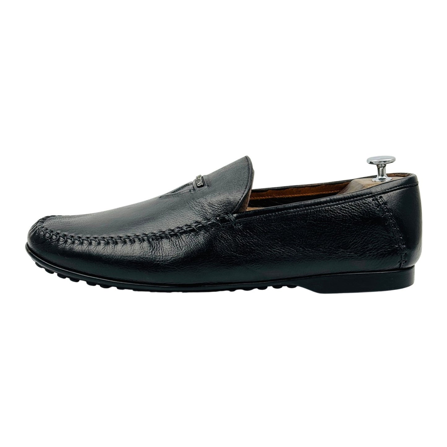 Valentino Men's V-Logo Black Loafers (Size 45/45.5)