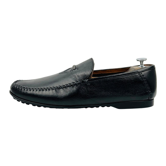 Valentino Men's V-Logo Black Loafers (Size 45/45.5)