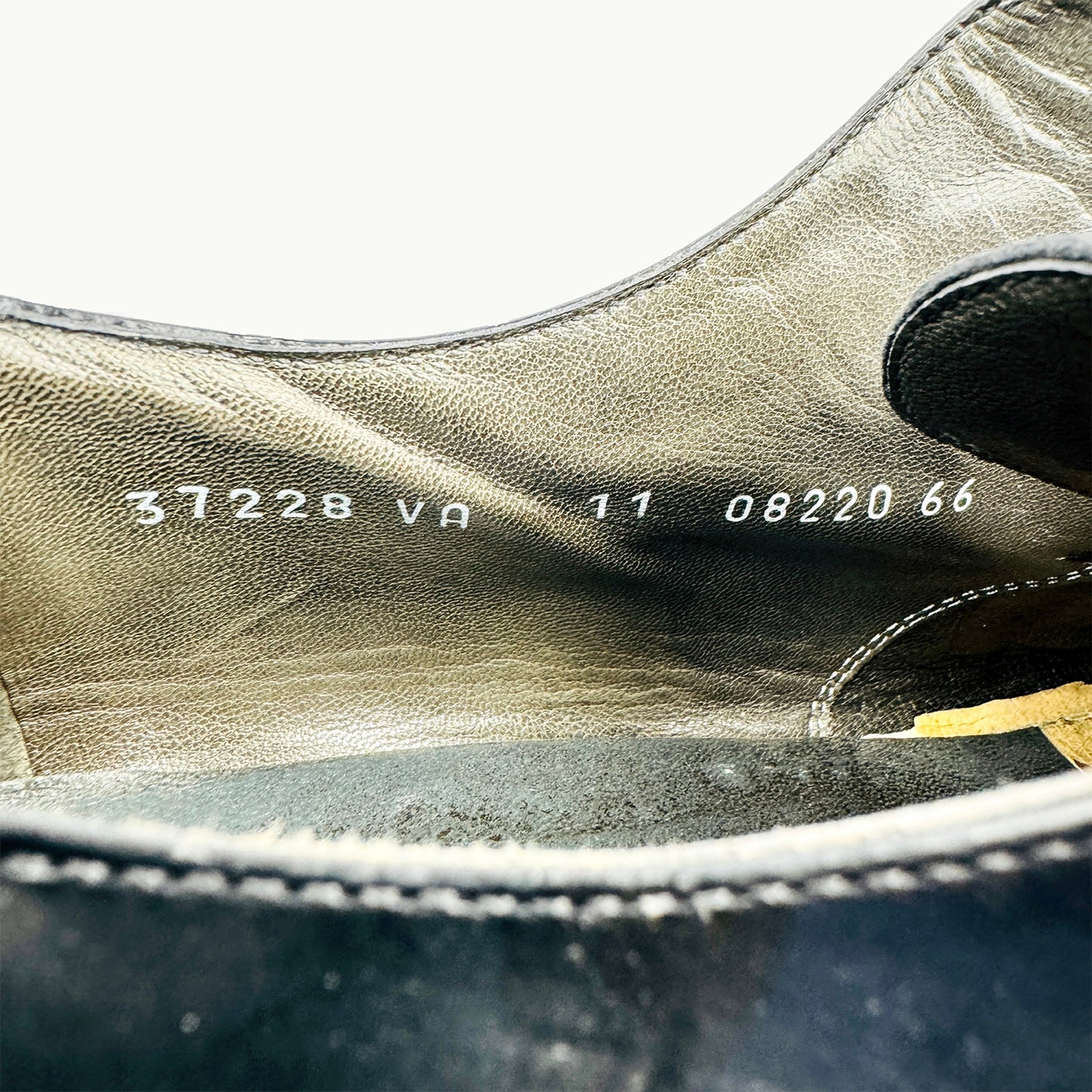 Moreschi Black Textured Leather Derby Shoes (Size 45)