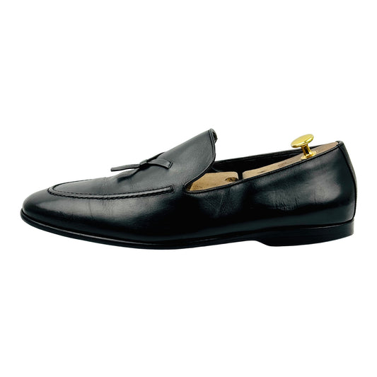 Gucci Men's Black Leather Loafers (Size 44)