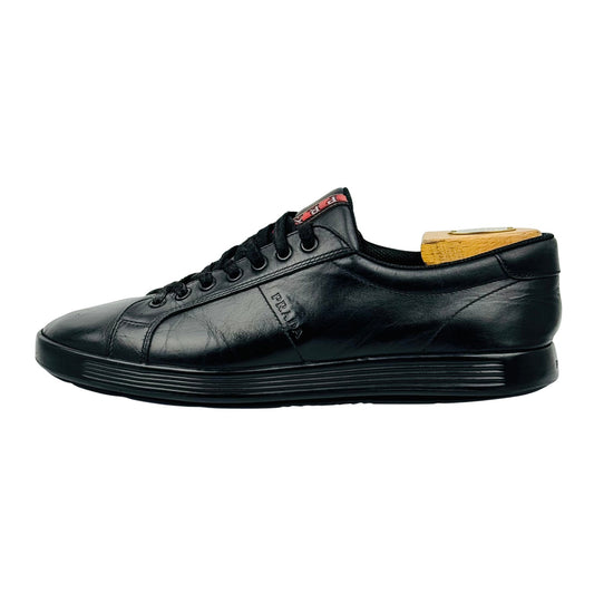 Prada Men's Black Low-Top Sneakers (Size 42.5)