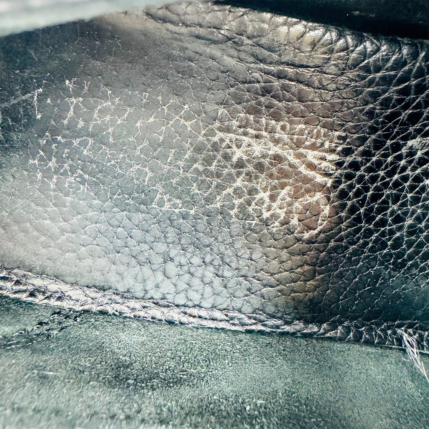 Salvatore Ferragamo Black Grain Leather Loafer (Size 43.5)