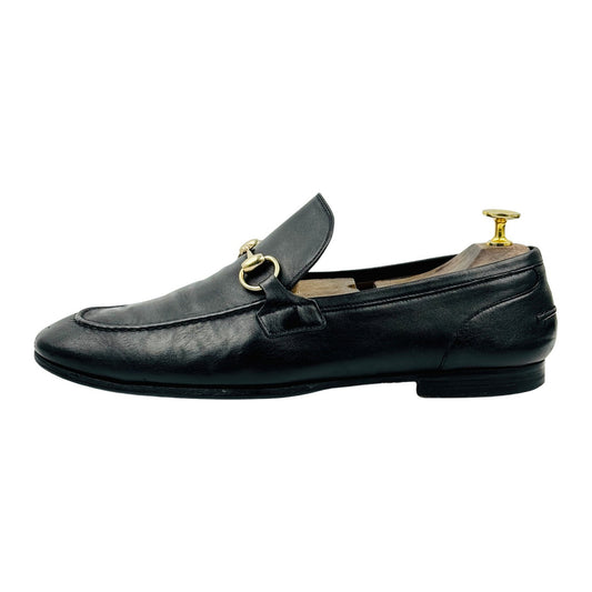Gucci Men's Jordaan Black Leather Loafers (Size 42/42.5)