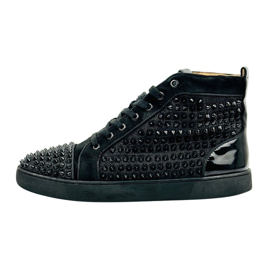 Christian Louboutin Louis Spike Black Sneakers (Size 42.5)