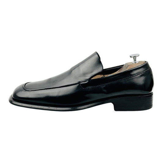 Gucci Men's Black Leather Loafers (Size 44.5)