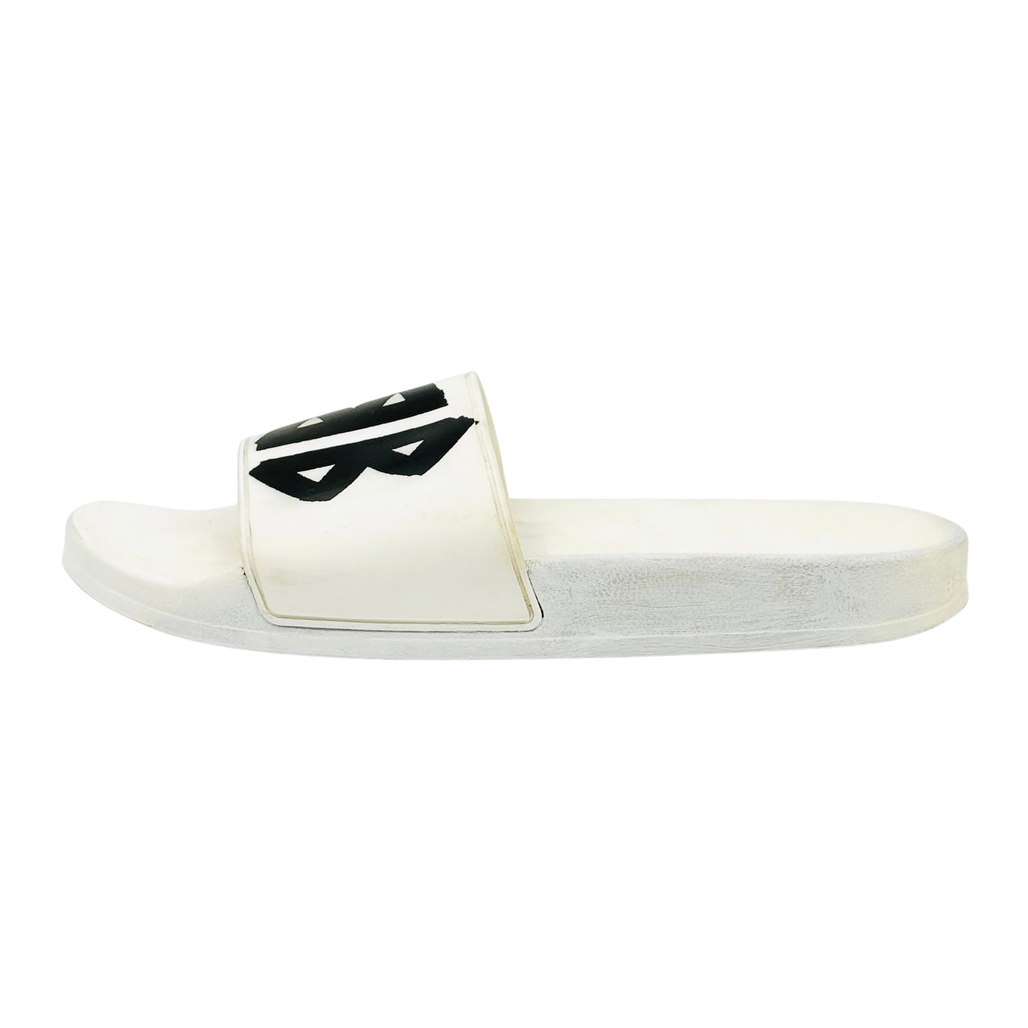 Balenciaga Pool BB Tape Logo Slides (Size 43)