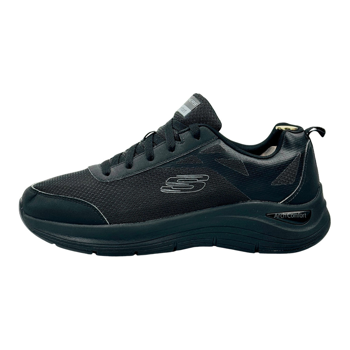 Skechers Arch Comfort Black Sneakers (Size 42.5) - 16909-BBK