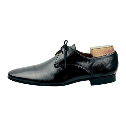 Burberry Men's Black Leather Derby Shoes (Size 43/43.5)