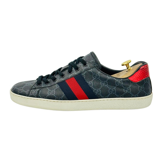 Gucci Men's ACE 'Grey' Sneakers (Size 43/43.5) - 429445