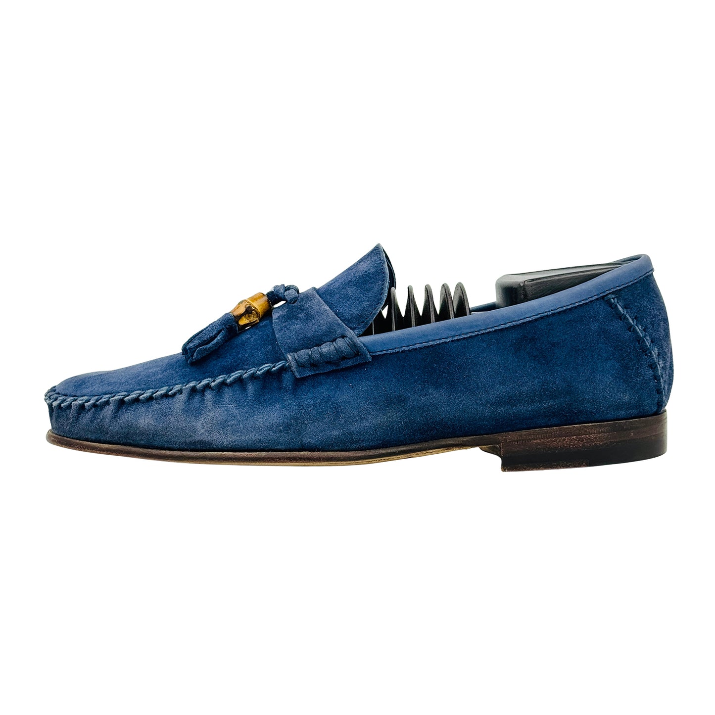 Gucci 'Indigo' Italian Suede Moccasins (Size 41/41.5) - 174324