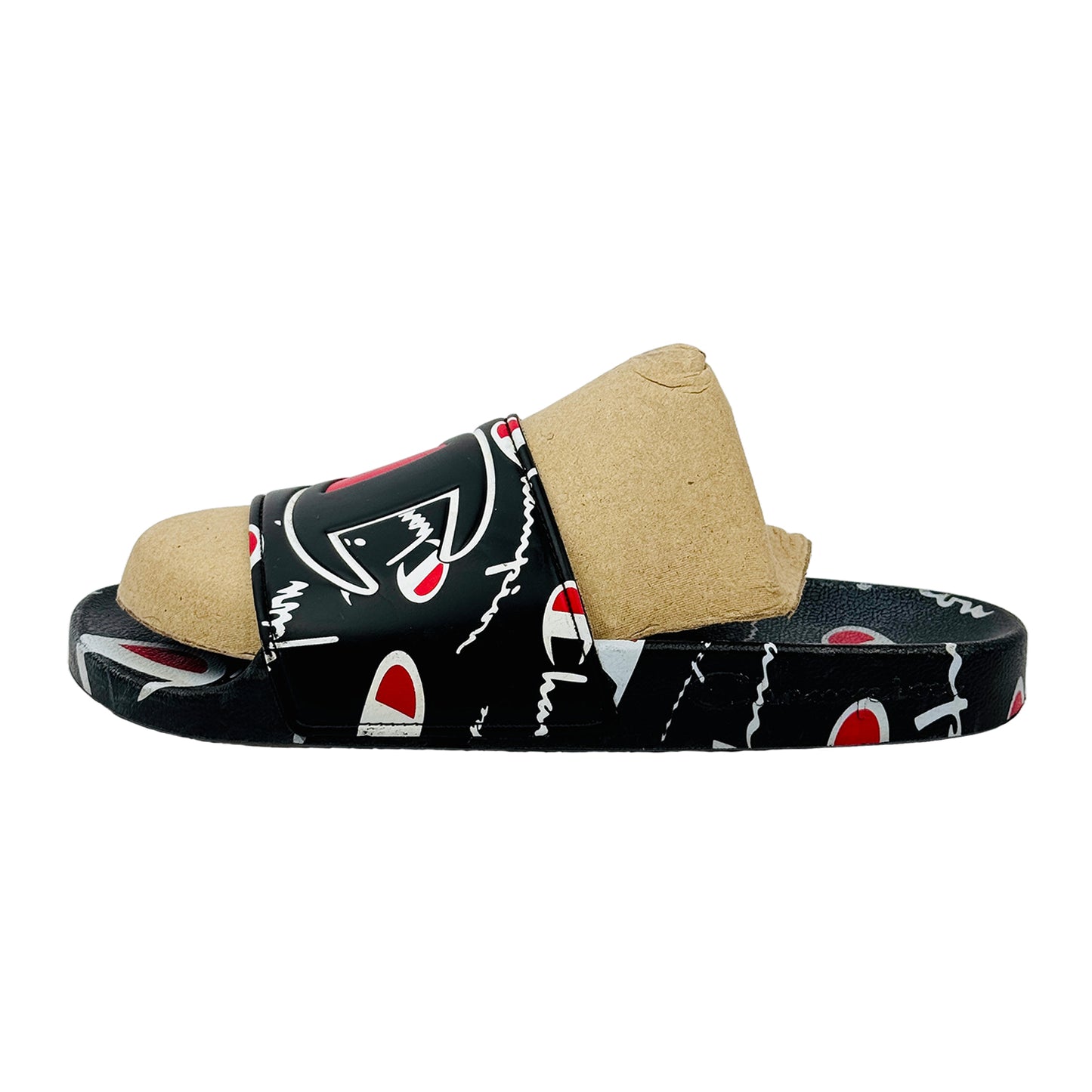 Image of Champion IPO Warped Black Slides (Size 41) - CP101071