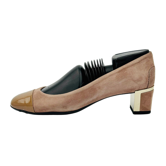 Tod's Women's 'Rose Beige' Formal Heels (Size 38.5)