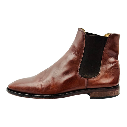 Bally Men's 'Cognac Brown' Chelsea Boots (Size 43.5)