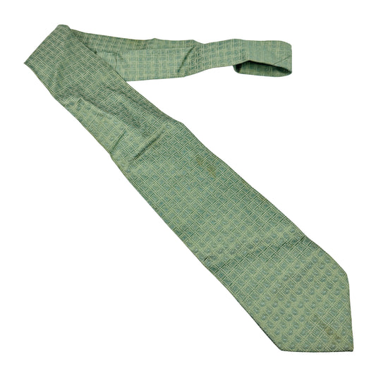 Hugo Boss Light Green 'All-Over Pattern' Tie (Size Regular)