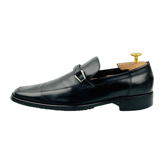 Ermenegildo Zegna Black Leather Bit Loafers (Size 42)