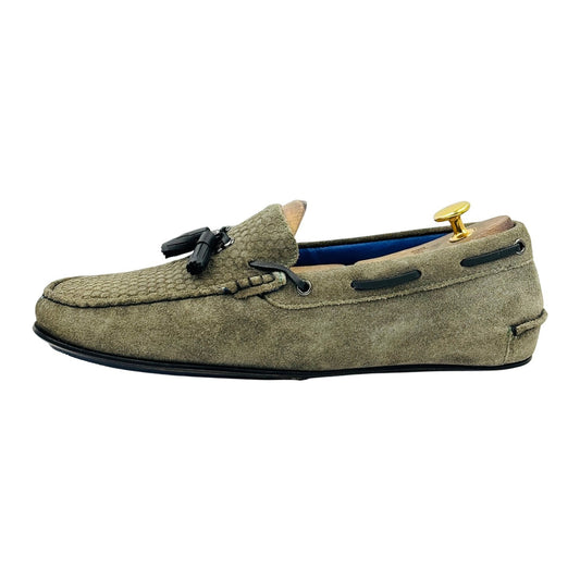 Ted Baker Muddi 'Olive Green' Tassel Loafers (Size 42.5) - FD05718