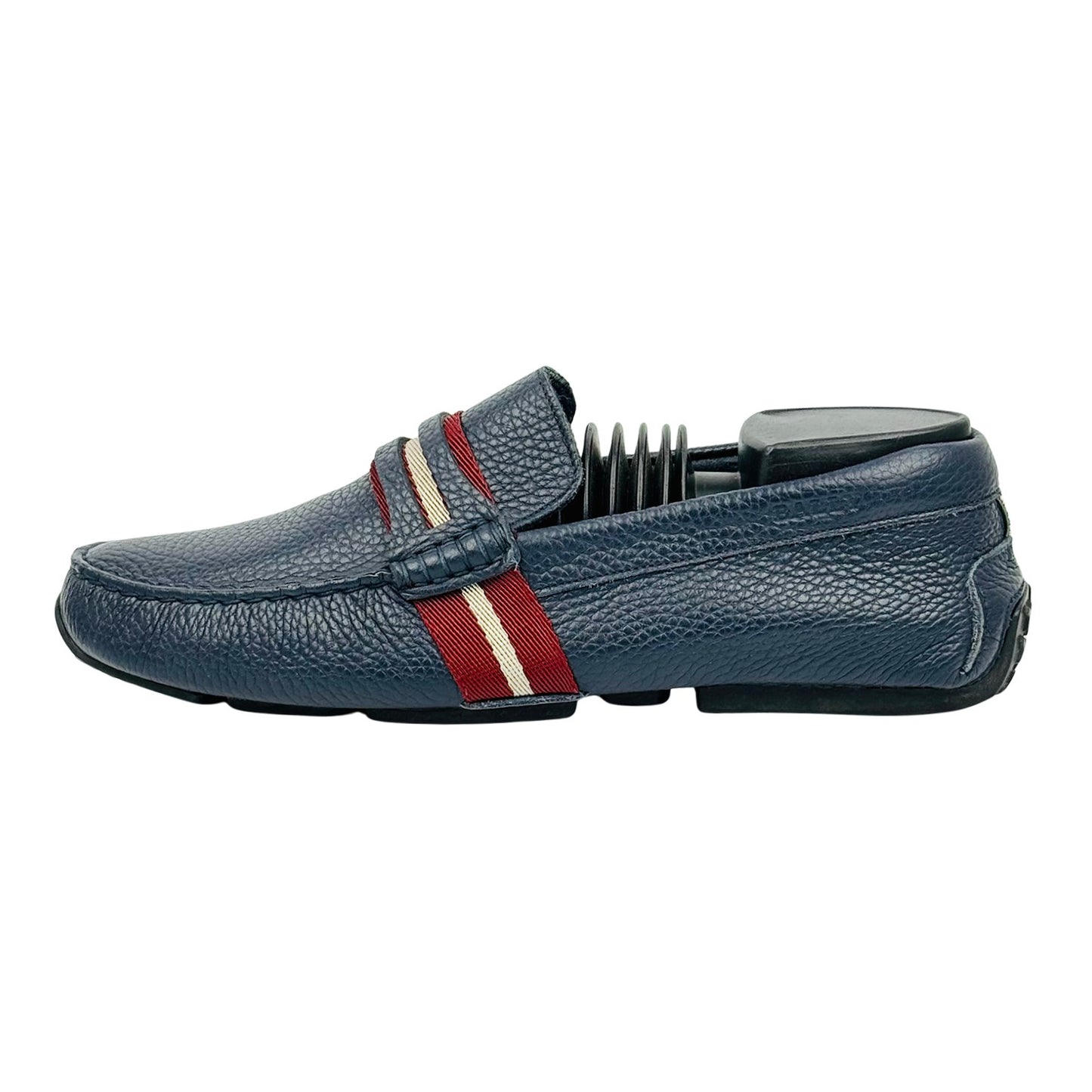 Bally Pietro Navy Leather Loafers (Size 41/41.5) - PIETRO-U