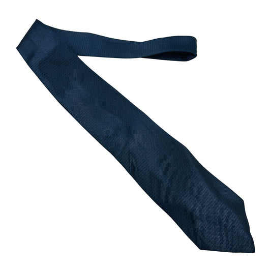 Olly Gan Dark Navy Italian Tie (Size Regular)