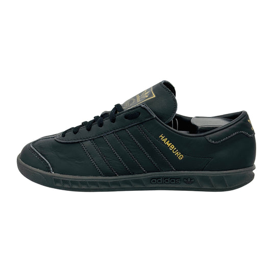 Adidas Men's Hamburg 'Core Black' Sneakers (Size 40.5) - FX5668