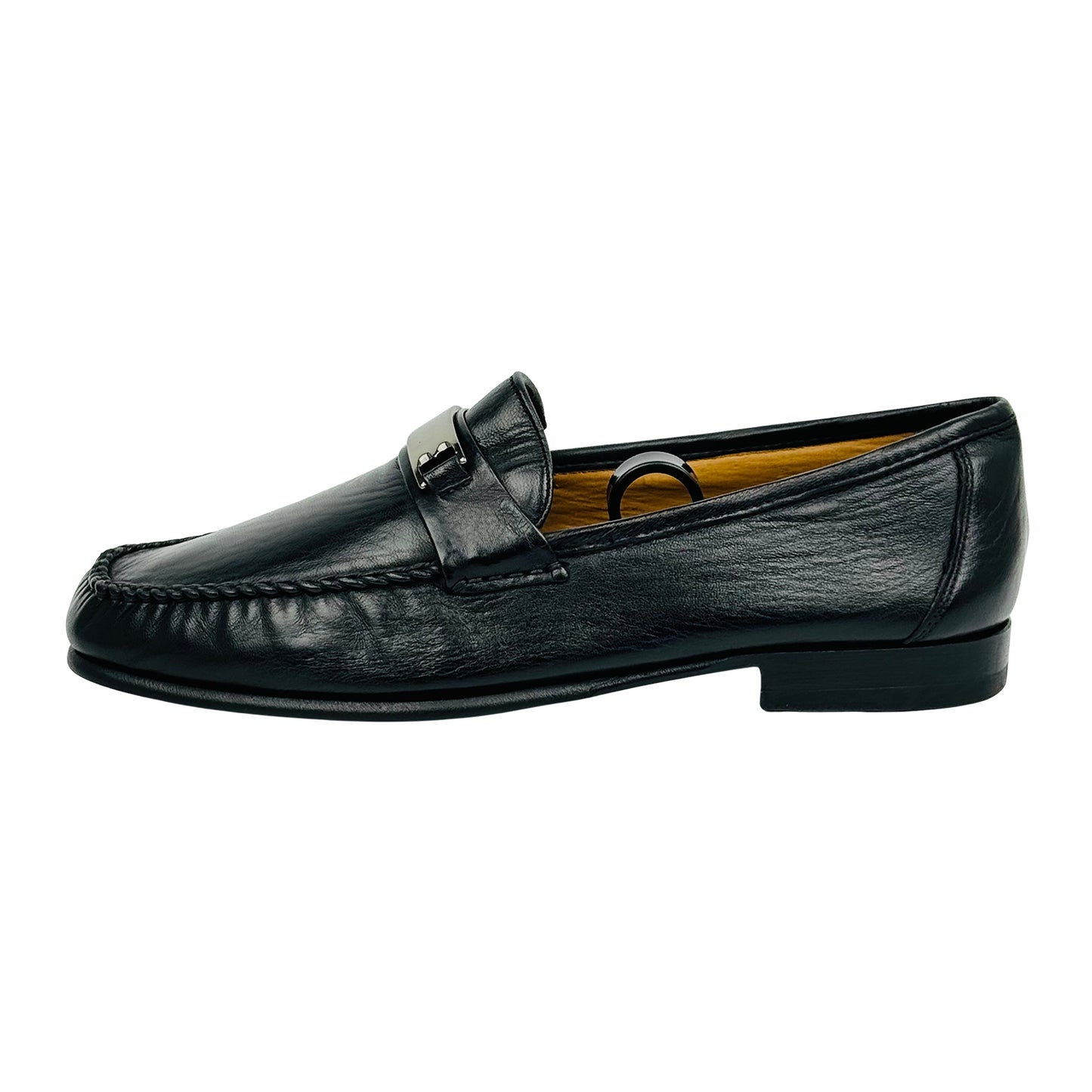Bally Ruvera Men's Black Leather Loafers (Size 40/40.5)