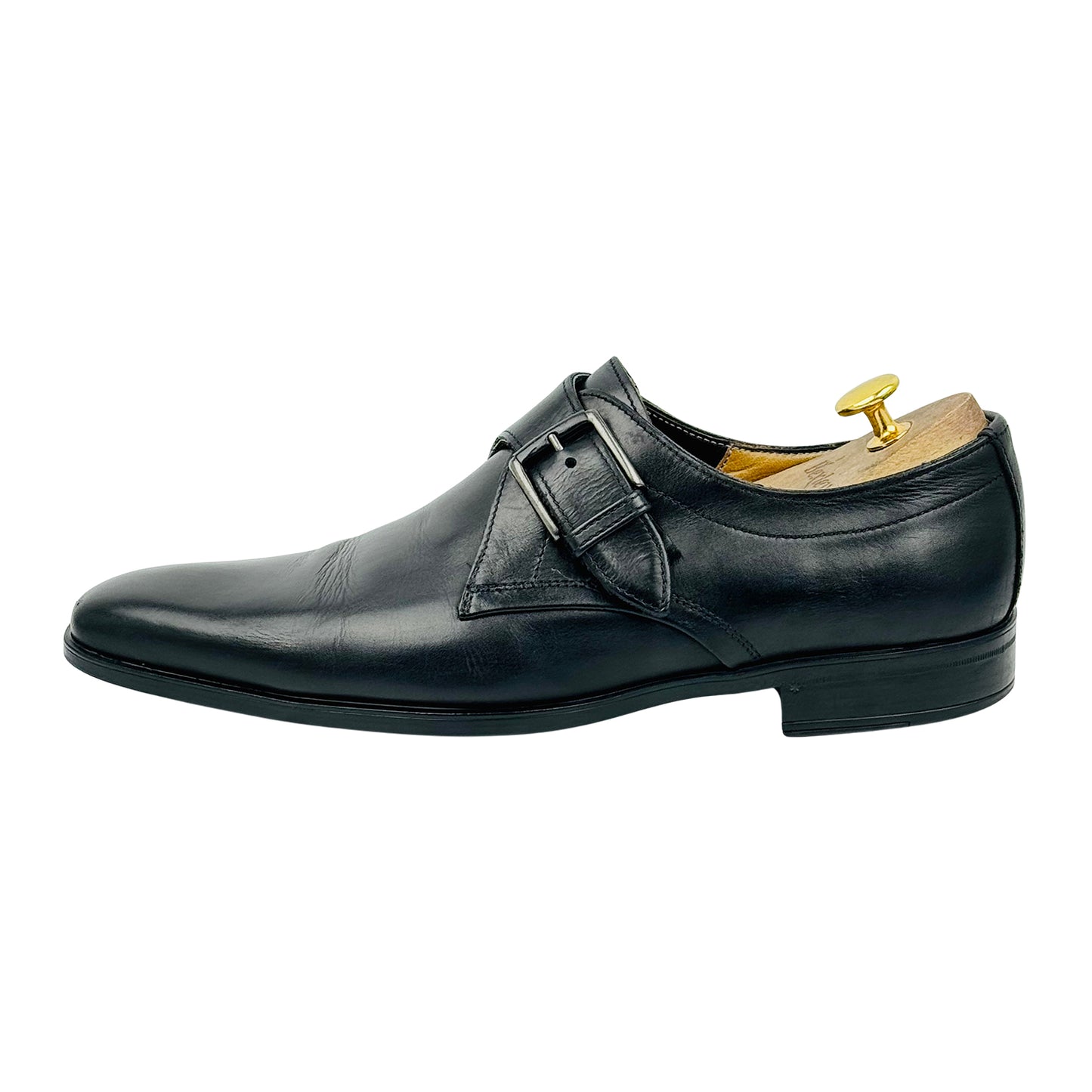 Giorgio 1958 Serrano Nero Monk Strap Shoes (Size 42.5/43)