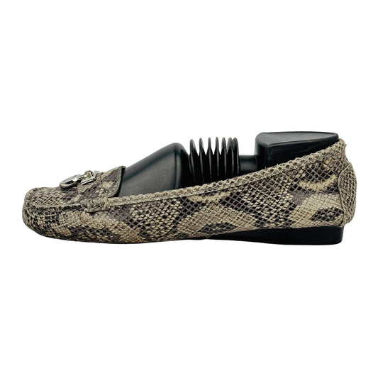 Michael Kors Hamilton Snake Embossed Loafers (Size 38/38.5)